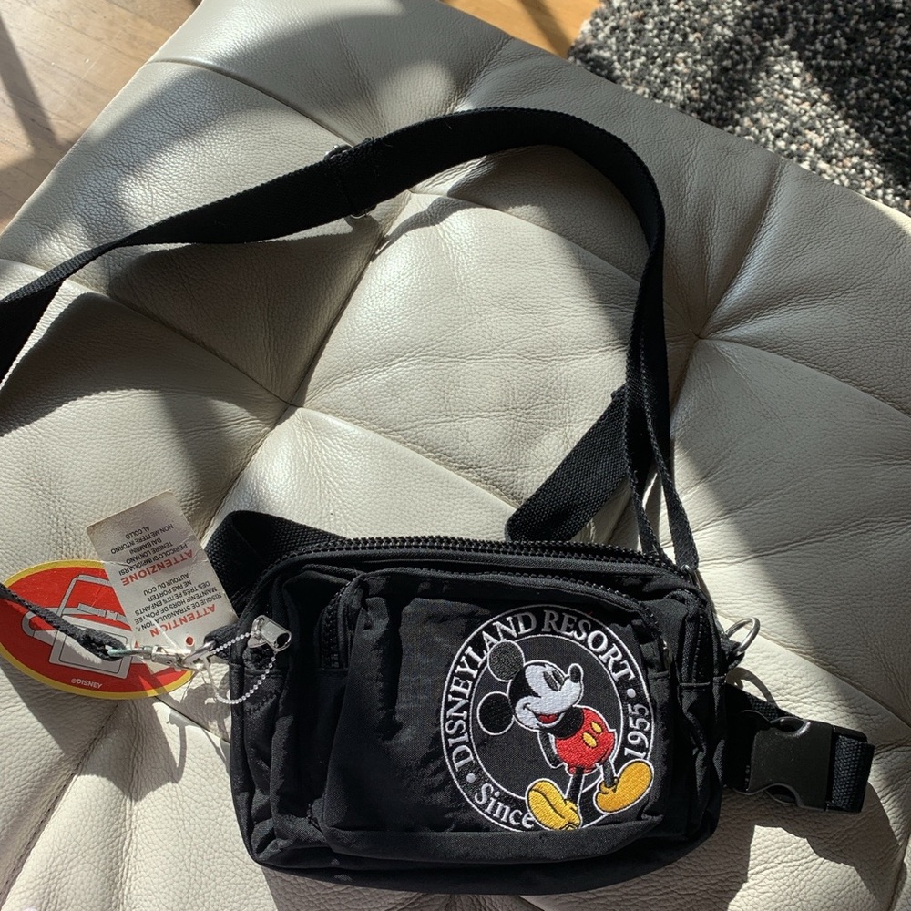 Disneyland Embroidered Mickey Fanny Pack